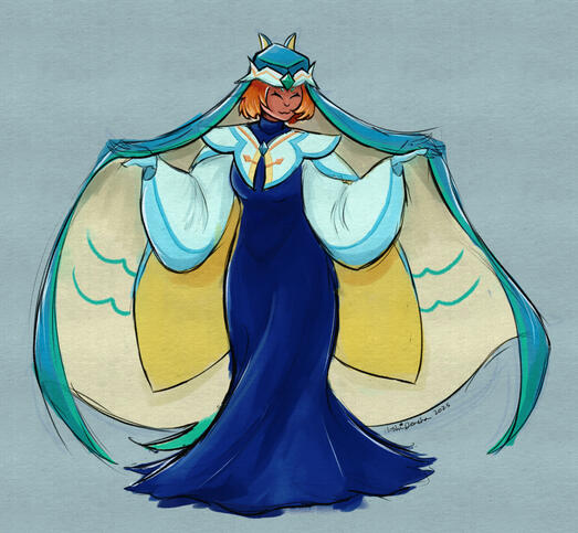 Full Body, Solid Background